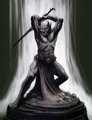 Description de l'image Statue de Malacath.jpg.